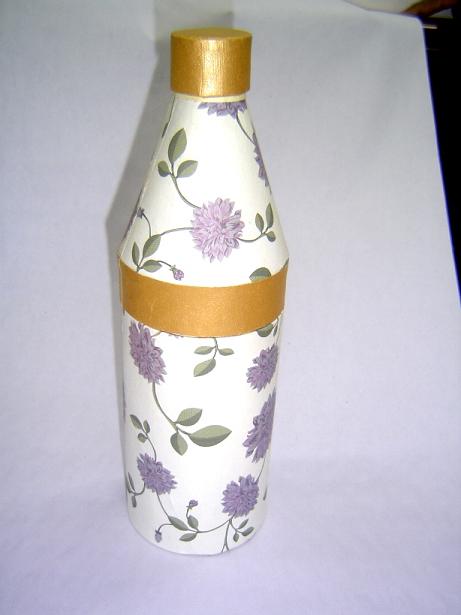 Holi bottle flowered